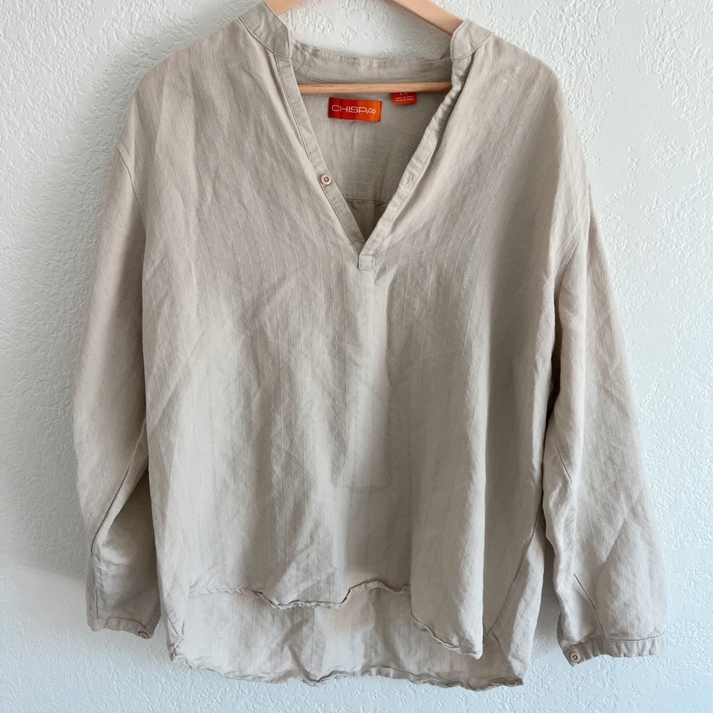 Half Button Front Shirt - image 2